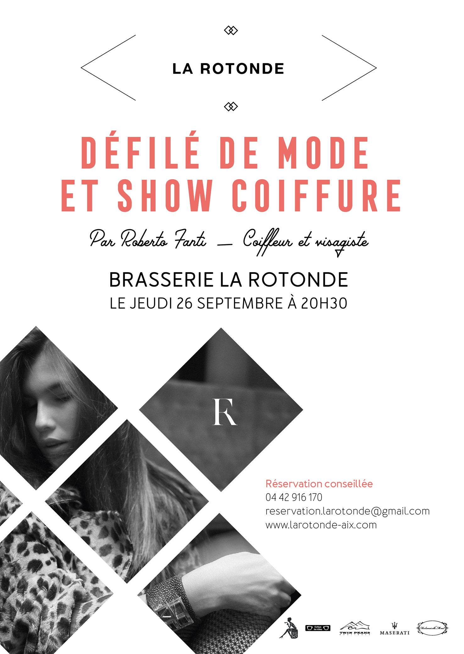 Défilé de Mode et Show Coiffure – Jeudi 26 septembre